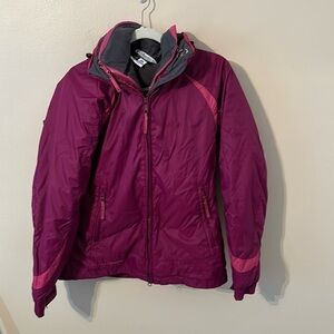 Columbia Whirlibird Interchange Hooded Ski Jacket